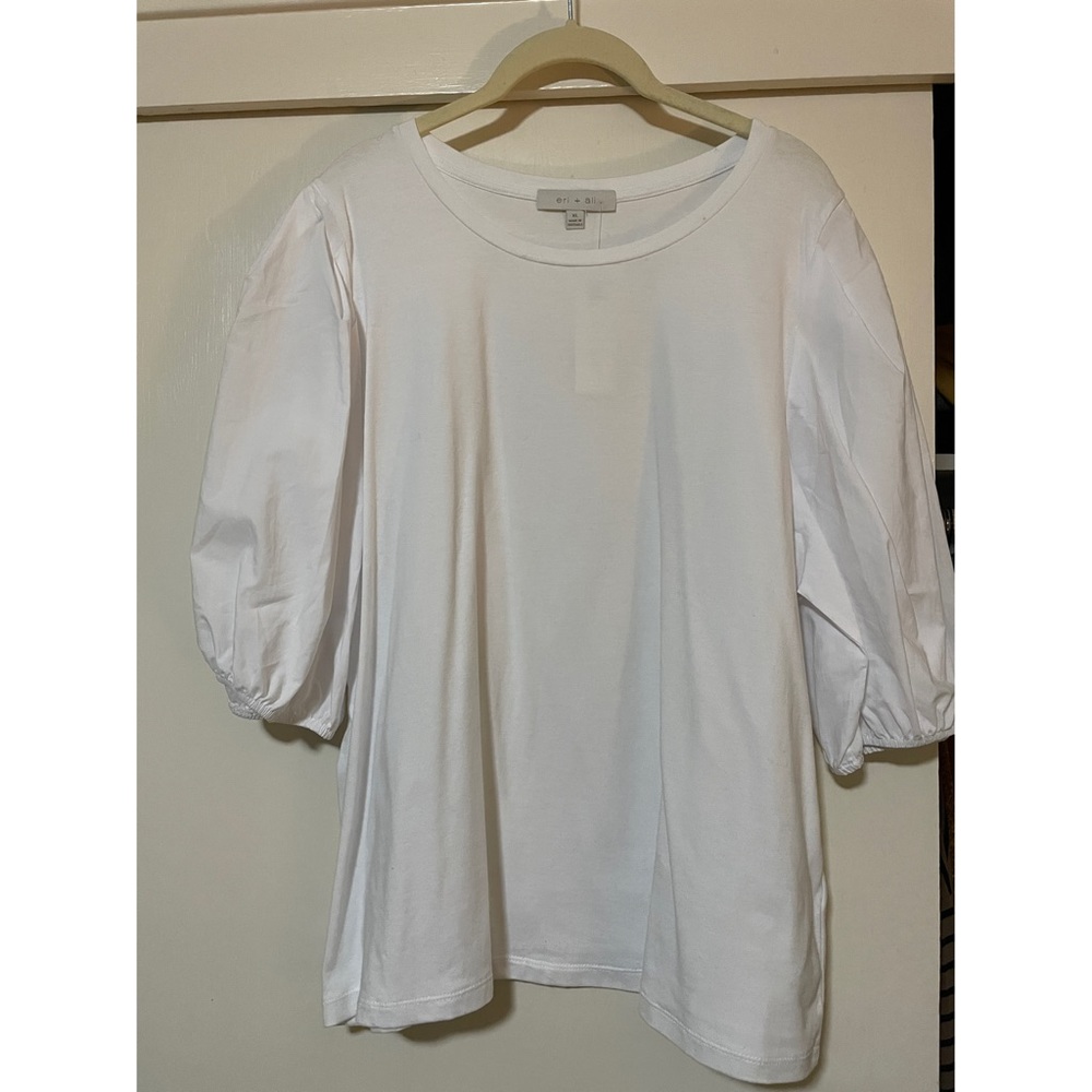 Anthropologie shirt with balloon sleeves
